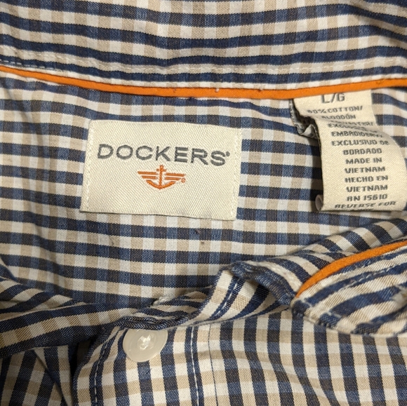 Docker's Men's Shirt - Picture 3 of 5